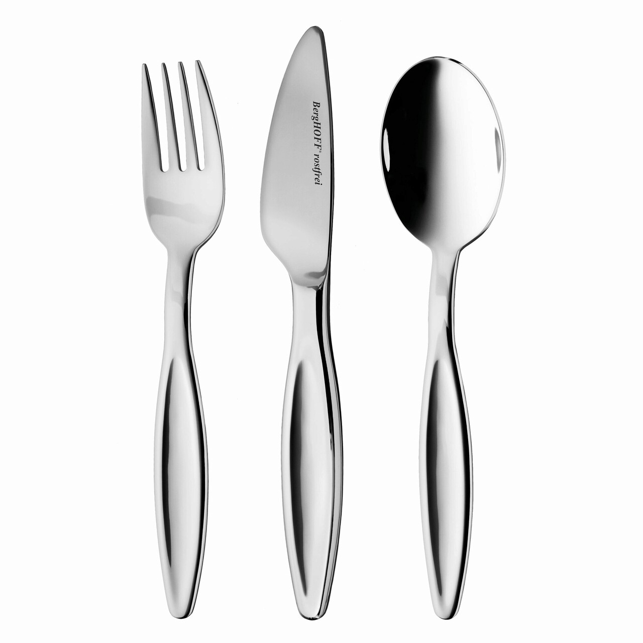 Set tacamuri pentru copii 3 piese BergHOFF, Essentials Folio, inox - imagine 4